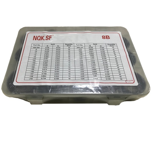 Набор колец №8В, Дюйм. в кейсе 407 шт