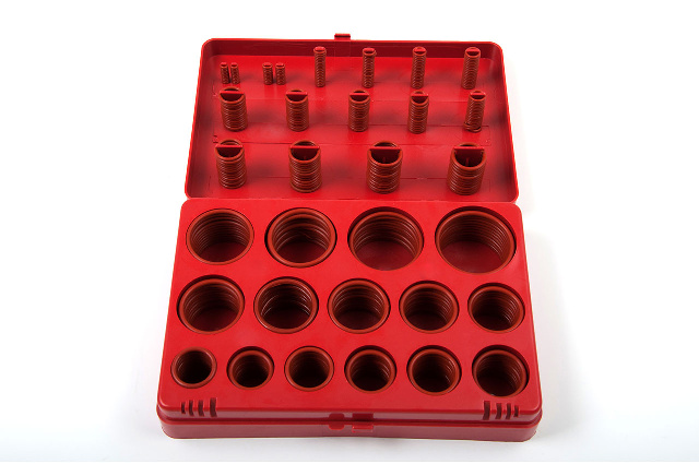 Набор колец силиконовых №4 дюйм, в кейсе 387 шт.