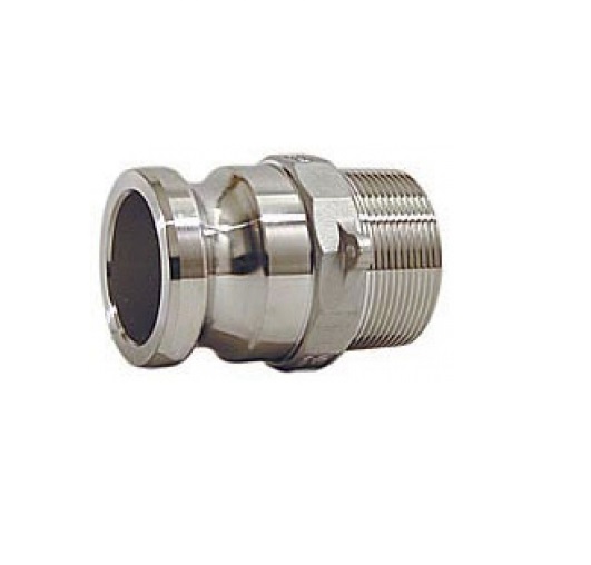 F-300 Соединение КАМЛОК F ( 75мм ) 3" ("папа"/наруж.резьба ) алюм.