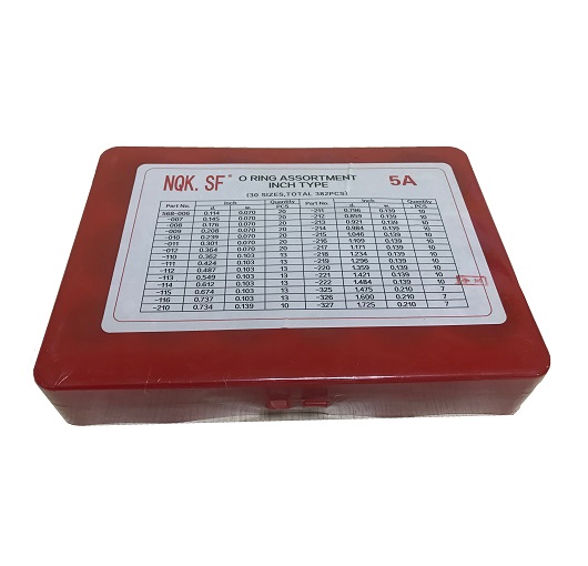 Набор колец №5A, Дюйм. в кейсе 382 шт